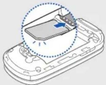 SAMSUNG SGH-L320 - Install the SIM card and battery - 3