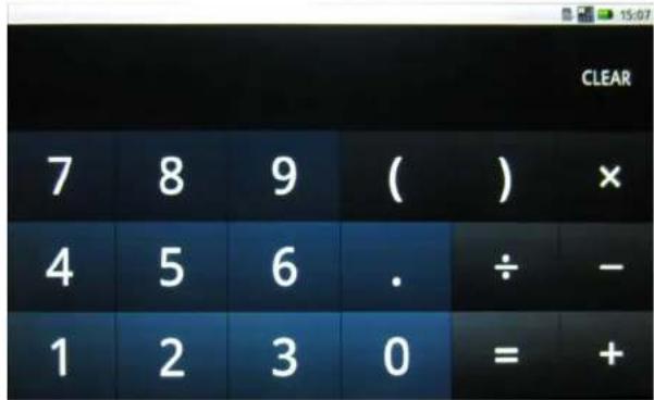 7 8 9 ( ) × 4 5 6 . ÷ - 1 2 3 0 = +