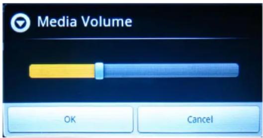 Media Volume OK Cancel