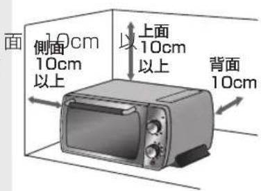 DELONGHI Distinta Perla EOI408J - 設置場所について - 1