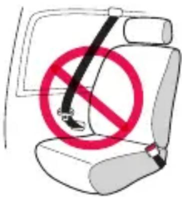 Evenflo SecureMax - Vehicle Seat Belt Warnings - 2