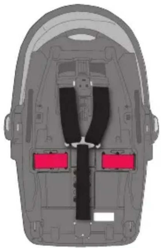 Evenflo SecureMax - Changing the Waist Strap Position (cont.) - 2