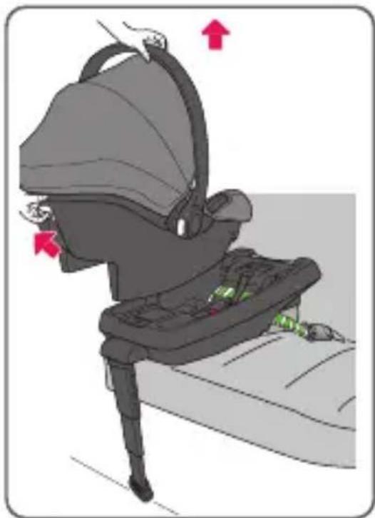 Evenflo SecureMax - Installing the Base with the Vehicle Seat Belt (cont.) - 2