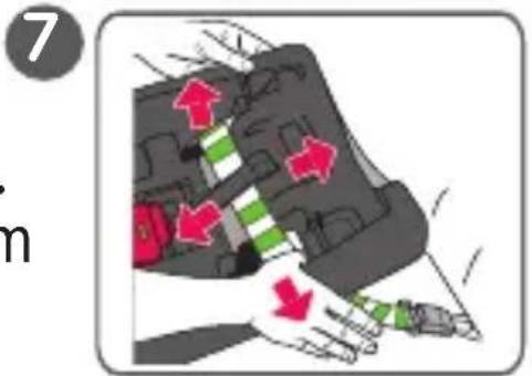 Evenflo SecureMax - Installing the Base with the Vehicle Seat Belt (cont.) - 5