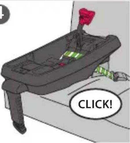 Evenflo SecureMax - Installing the Base with the Vehicle Seat Belt (cont.) - 2