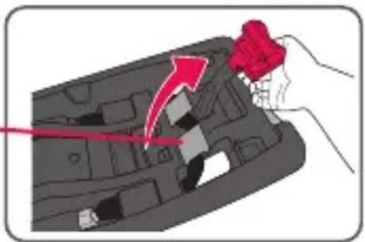 Evenflo SecureMax - Installing the Base with the Vehicle Seat Belt - 6