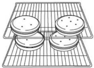 AMANA AGR4203MNB - NUMBER OF POSITION ON RACK PAN(S) - 1