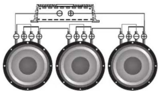 Deaf Bonce Machete ML-12R D4 - Subwoofers in series, coils in parallel - 2