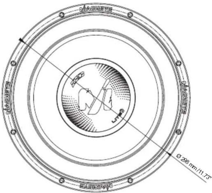 MASCENT Ø 298 mm /11.73" MASCENT MASCENT MASCENT