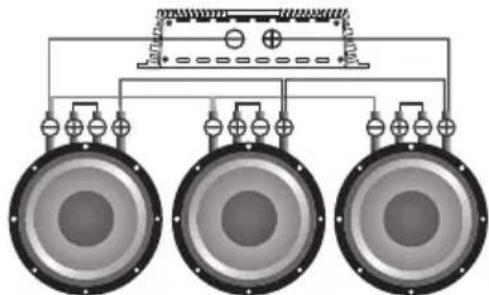 Deaf Bonce Machete ML-12R D4 - Subwoofers in series, coils in parallel - 8