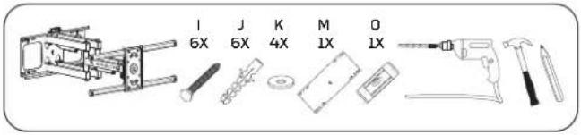 I J K M O 6X 6X 4X 1X 1X