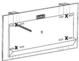 Gabor FSM-L - Attaching the Wall Bracket to Wooden Studs - 4