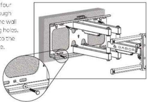 four ough e wall holes, to the e. GABOR