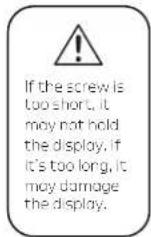 Gabor FSM-L - If Your Display Has Recessed Mounting or a Curved Back: - 1