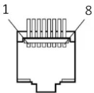 Postium OBM-N180 - F : PARALLEL REMOTE connector(RJ-45, 8-pin) - 1