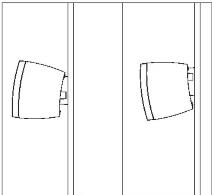 Martin Logan MLT-1 - FLUSH TO WALL USING KEYHOLES - 1