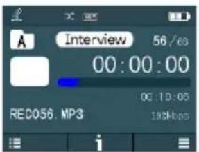 A Interview 56 /63 00:00:00 REC056. MP3 00:1D:05 182Mbps