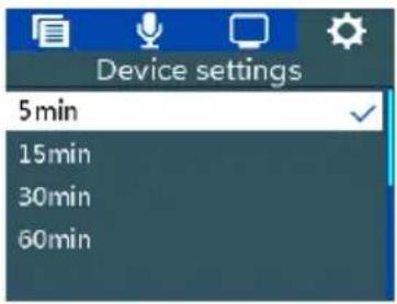 PHILIPS Voice Tracer VTR7800 - Auto shutdown - 1