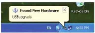 Found New Hardware USBupgrade Recycle Bin EN 6:30 PM