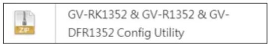 GV-RK1352 & GV-R1352 & GV- DFR1352 Config Utility