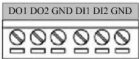 DO1 DO2 GND DI1 DI2 GND