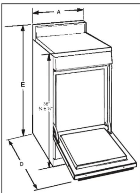 DANBY DR203BSSGLP - DIMENSIONES Y ESPACIOS - 2