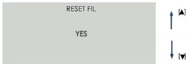 RESET FIL YES