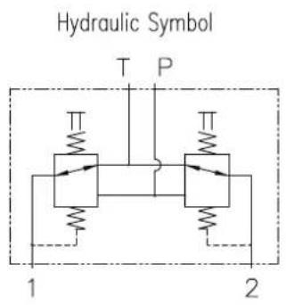 Hydraulic Symbol T P 1 2