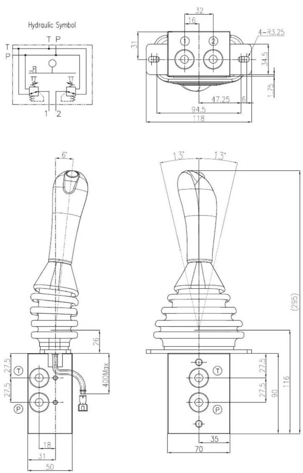 DANFOSS DHRCD - Single detent - 1