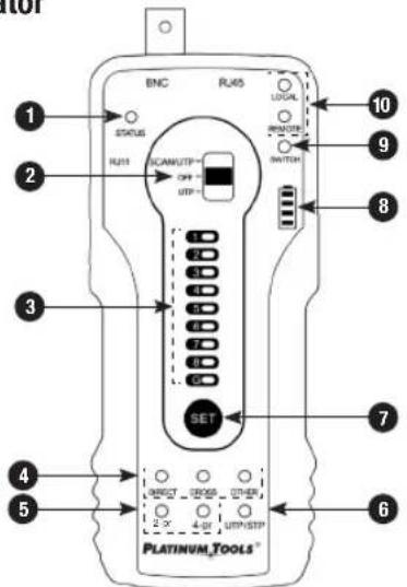 1 2 3 4 5 6 7 8 9 10 RJ11 RJ45 SET PLATINUM TOOLS®