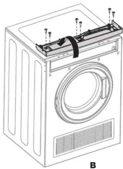 Fisher & Paykel DE5060G1 - Inverting the panel - 2