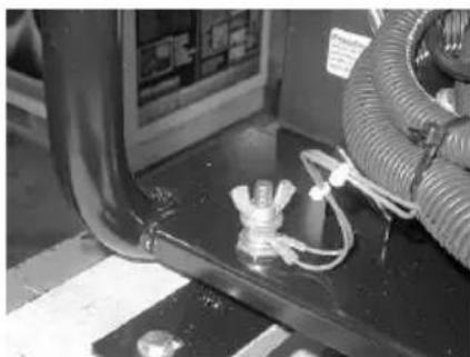 Generac G0057340 - Conexión a tierra del generador cuando se utiliza como aparato portátil - 1