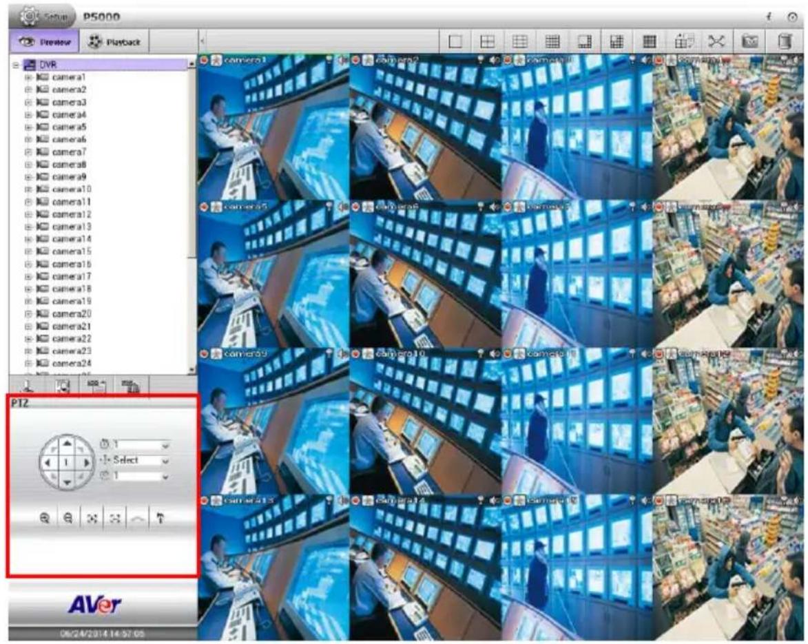 P5000 Preview Playback DVR camera1 camera2 camera3 camera4 camera5 camera6 camera7 camera8 camera9 camera10 camera11 camera12 camera13 camera14 camera15 camera16 camera17 camera18 camera19 camera20 camera21 camera22 camera23 camera24 camera1 camera2 camera3 camera4 camera5 camera6 camera7 camera8 camera9 camera10 camera11 camera12 camera13 camera14 camera15 camera16 camera17 camera18 camera19 camera20 camera21 camera22 camera23 camera24 PTZ Select AVer 06/24/2014 14:37:05