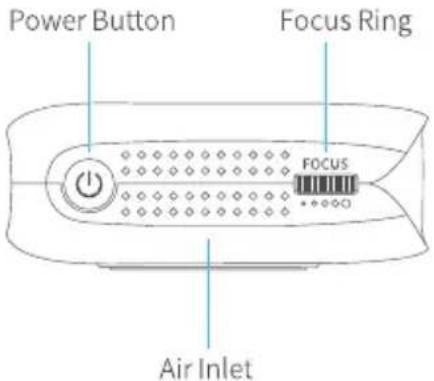 Power Button Focus Ring FOCUS Air Inlet