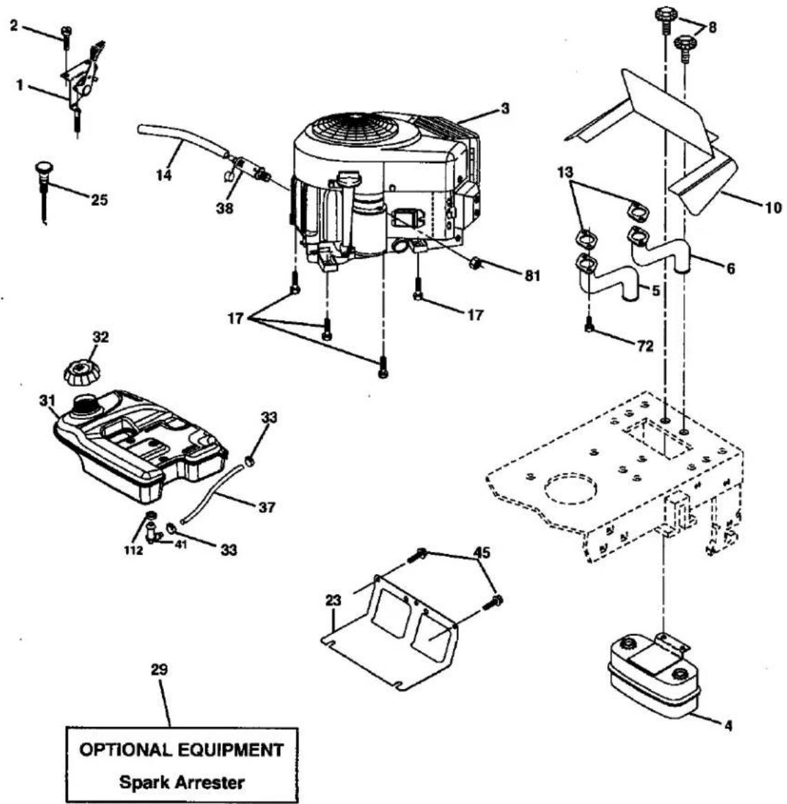 Craftsman 917.275685 - STEERING ASSEMBLY - 1