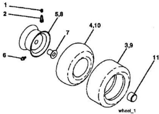 Craftsman 917.275685 - WHEELS & TIRES - 1