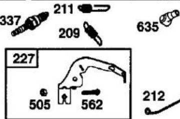 Craftsman 917.275685 - BRIGGS ENGINE-MODEL NUMBER 445677 TYPE NUMBER 0413-E1 - 5