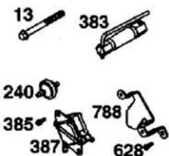 Craftsman 917.275685 - BRIGGS ENGINE-MODEL NUMBER 445677 TYPE NUMBER 0413-E1 - 4