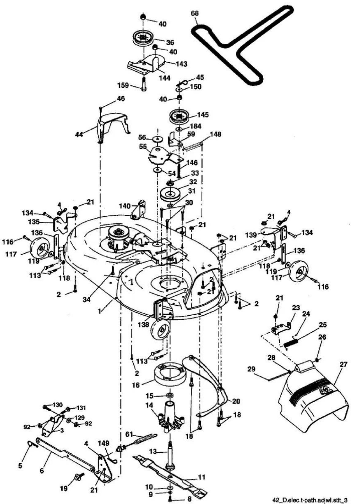 Craftsman 917.275685 - LIFT ASSEMBLY - 2
