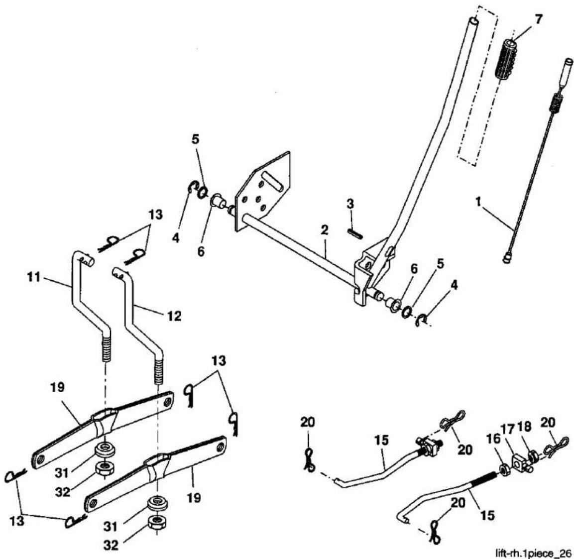 Craftsman 917.275685 - LIFT ASSEMBLY - 1