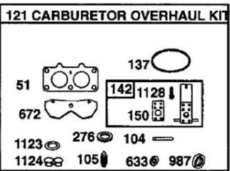 Craftsman 917.275685 - BRIGGS ENGINE-MODEL NUMBER 445677 TYPE NUMBER 0413-E1 - 9