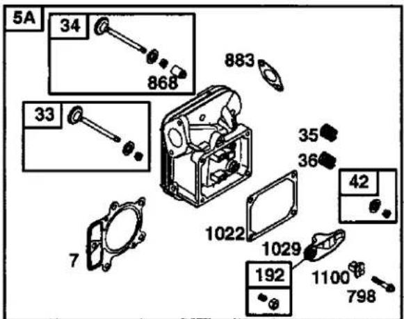 Craftsman 917.275685 - BRIGGS ENGINE-MODEL NUMBER 445677 TYPE NUMBER 0413-E1 - 2
