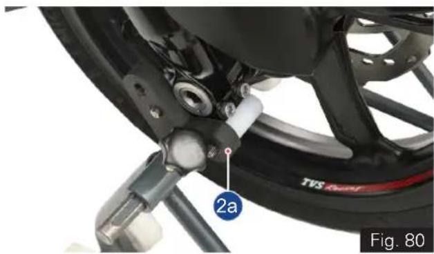 TVS Apache RR 310 BTO - Auxiliary Stand (Paddock Stand) - 2