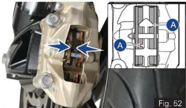 TVS Apache RR 310 BTO - Brake Pad Wear - 1