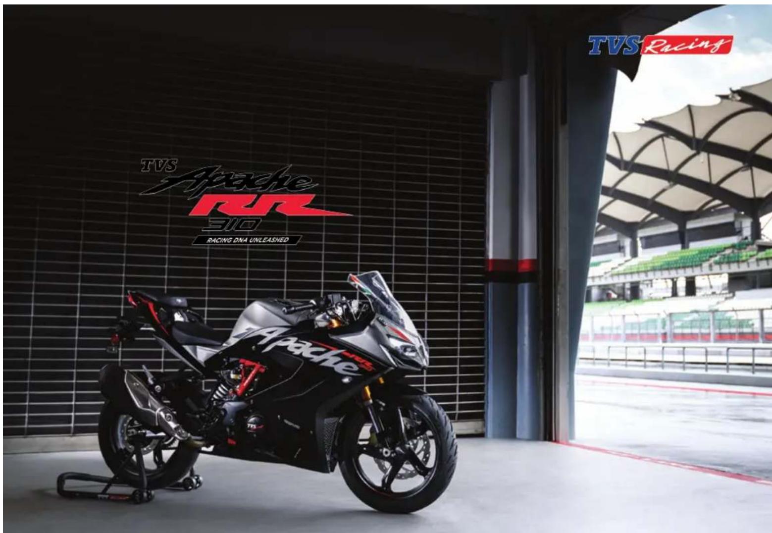 TVS APACHE RR 310 RACING DNA UNLEASHED APACHE 310 TVS Racing