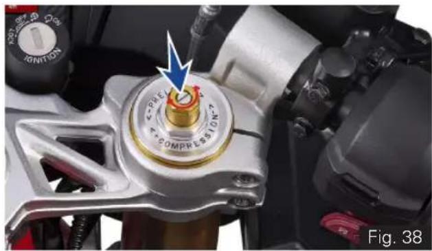 TVS Apache RR 310 BTO - Compression damping force - 1