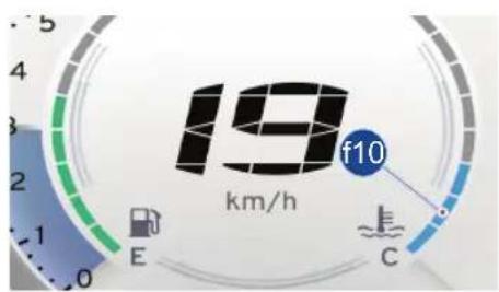19 km/h f10 E C