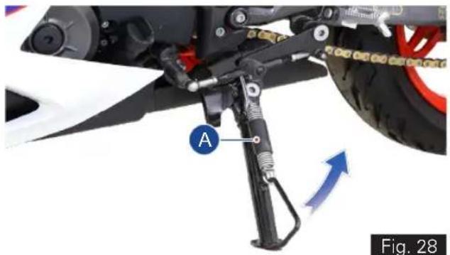 TVS Apache RR 310 BTO - Side Stand (ref. Fig. 28) - 1