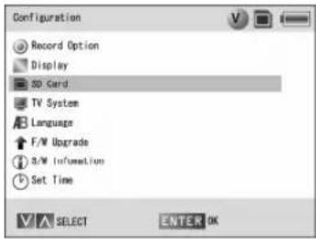 Elmo SUV-Cam PRO - SD card information - 1