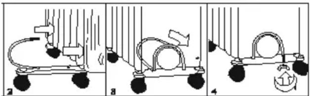 Mellerware Mohabi 2000 35151 - Note: do not over tighten, which may cause the damage of radiator flange. - 1